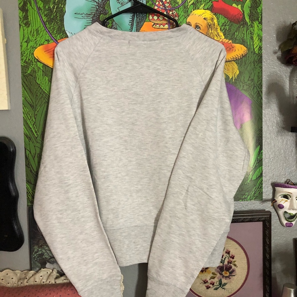 NWT Topshop grey crew neck Pull over